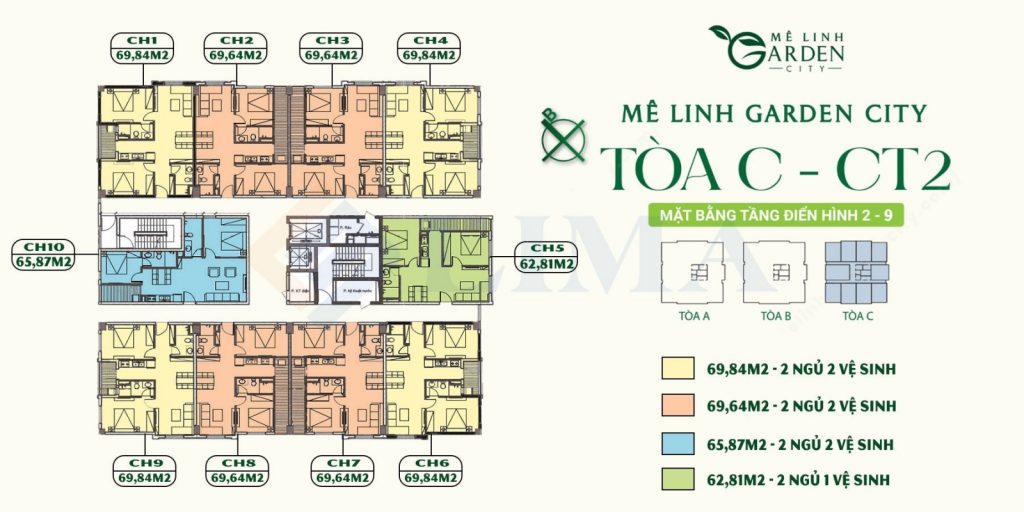 Nhà ở xã hội kim hoa mê linh- Mê Linh Garden City
