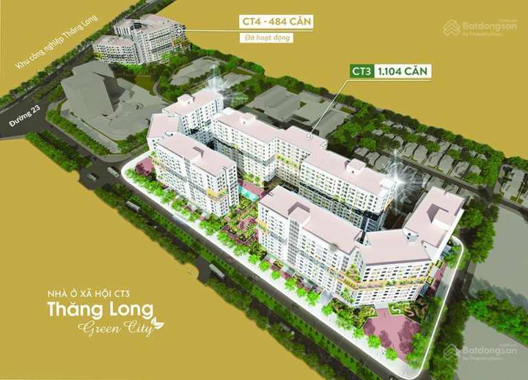 Nhà ở xã hội Thăng Long Green City (CT3, CT4 Kim Chung)
