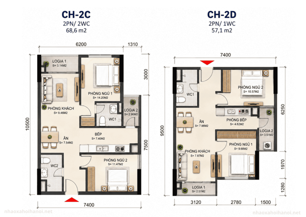 NHÀ Ở XÃ HỘI GREEN TOWER ĐẠI MỖ