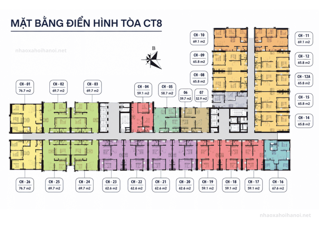 Nhà ở xã hội Rice City Thạch Bàn
